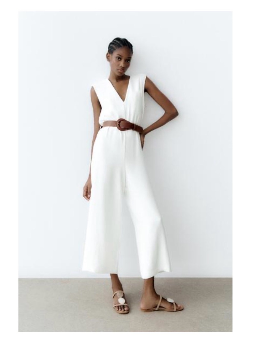 Zara belted jumpsuit